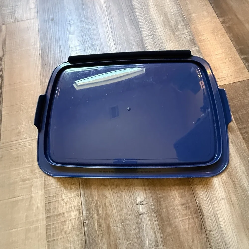 Pyrex Blue Lid Rectangle Casserole Replacement 3 Qt 9 X 13
